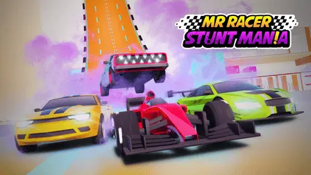 Play MR RACER Stunt Mania - Free Online Driving Game